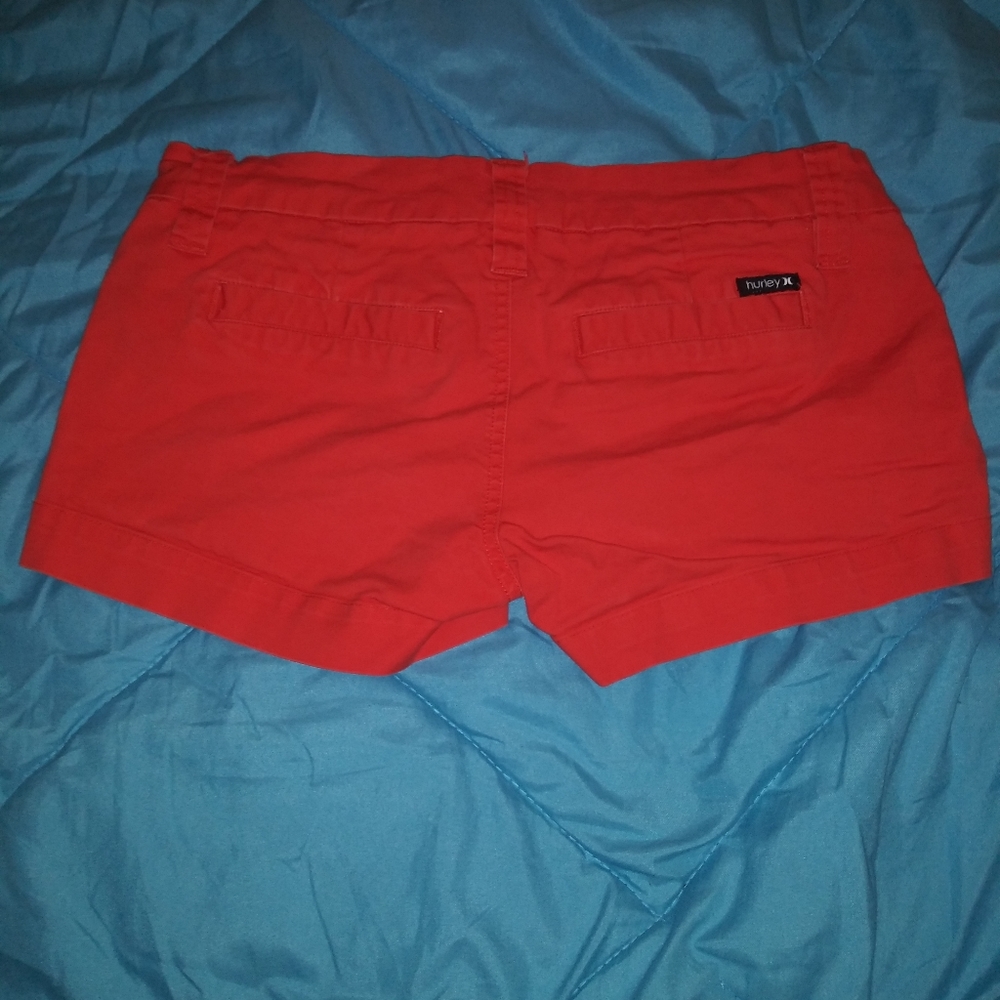 Red shorts